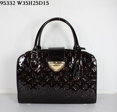 Louis Vuitton Monogram Vernis 95332 Coffee Handbag