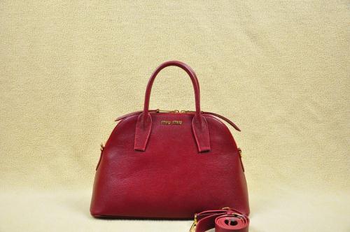 2014 Miu Miu original leather 0092 wine red Bags