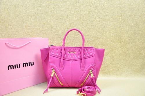 2014 Miu Miu 1031 rose red Bag