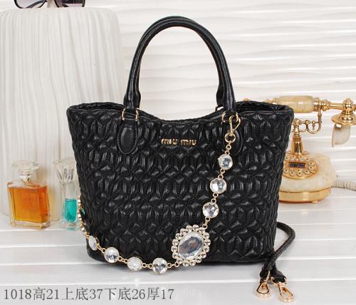 2014 Miu Miu 1018 black Handbags
