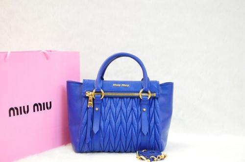 2013 Miu Miu sheep skin 0955 boln Bag