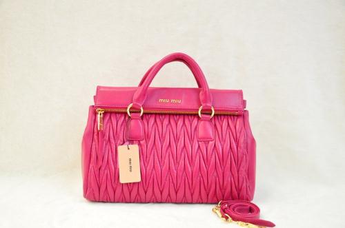 2013 Miu Miu 0947 rose red Handbag
