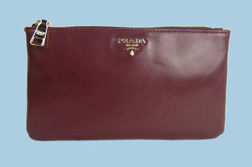 2012 new Prada PBL0338 wine red Handbags