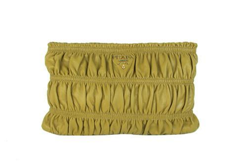 2012 new Prada nappa leather clutch bag PBL0237 yellow Bag