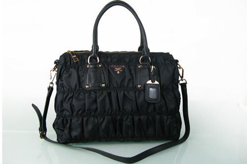 Prada 2012 nappa leather Tote Bag PBR4674 black Handbag