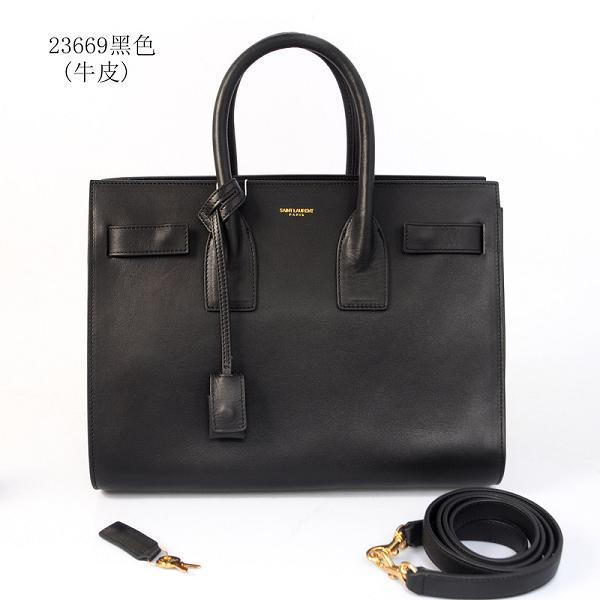 2013 Saint Laurent YSL Sac de Jour Small Carryall Bag 23669 black Handbag